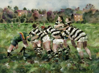 Un partido de rugby, 1989