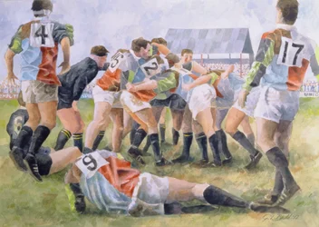 Partido de rugby: Harlequins contra Wasps, 1992