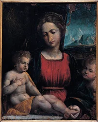 Madonna con el Niño y San Juan