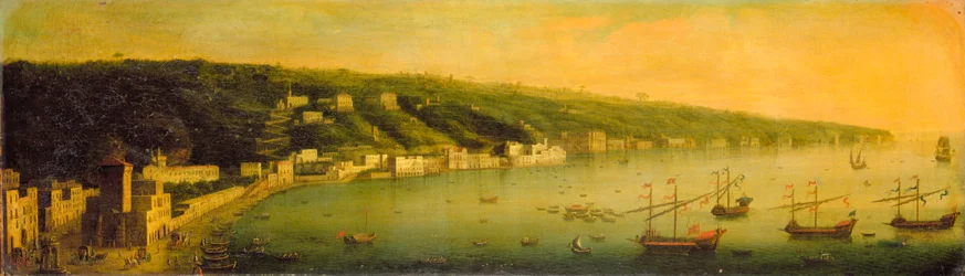 La bahía de Nápoles (óleo sobre lienzo)