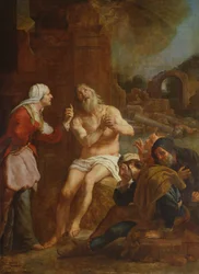 Job enfrentado a la adversidad, 1619