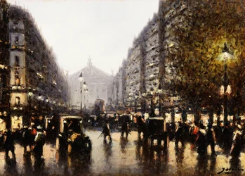 Una Escena Callejera, París