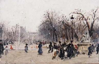 En los jardines de las Tullerías