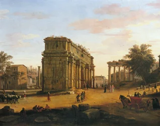 Arco de Septimio Severo en Roma (detalle)