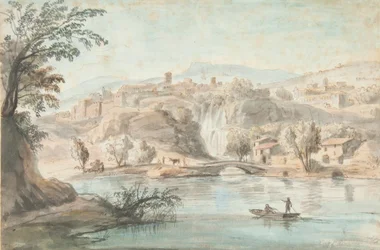 Paisaje en Tívoli, 1701-10