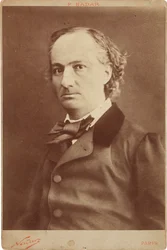 Retrato de Charles Baudelaire 1821-1867, ca. 1855