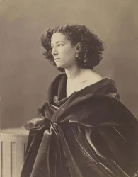 Retrato de Sarah Bernhardt 1844-1923, 1864