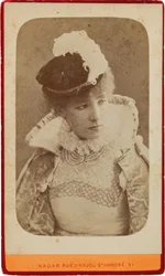 Retrato de Sarah Bernhardt 1844-1923, ca 1865