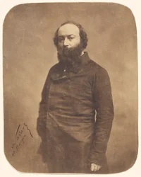 Retrato de Théodore Rousseau 1812-1867, 1855-1859