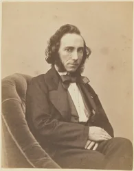 Retrato del violinista y compositor Ernesto Camillo Sivori 1815-1894, 1854-1855