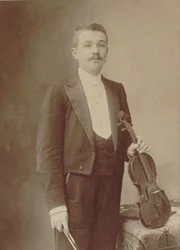 Retrato del violinista y compositor Henri Marteau 1874-1934