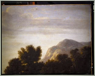 Paisaje italiano, detalle, sin fecha