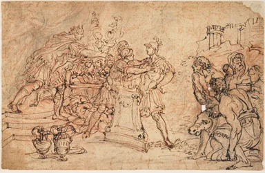 Mucius Scaevola ante Porsena