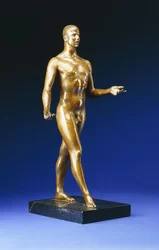 Hombre caminando - Retrato de Lincoln Kirstein, c.1933