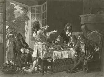 Una cena en la casa de Molière en Anteuil