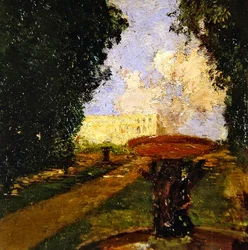 Escena de jardín