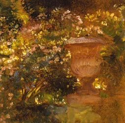 Escena de jardín