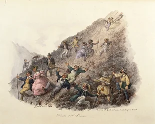 El descenso del Monte Vesubio