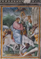 Detalle de "Cristo entrando en Jerusalén", de "La vida y la pasión de Cristo"