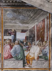 Detalle de "La última cena", de "La vida y la pasión de Cristo"