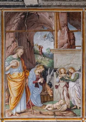 Detalle de "La Natividad", de "La vida y la Pasión de Cristo"