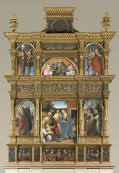 Natividad y Última Cena, Políptico