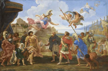 La disputa entre Agamenón y Aquiles, c. 1695