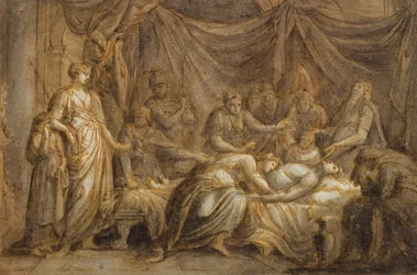 Andrómaca lamentando la muerte de Héctor, 1760-63