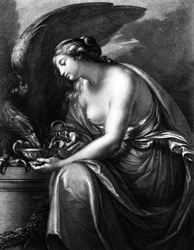 Hebe, grabado por Domenico Cunego