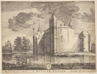 Vista cerca de un castillo cerca de Maarssen