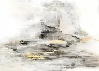 Paisaje abstracto dorado