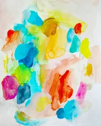Formas abstractas y coloridas