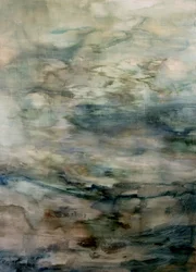 Paisaje abstracto brumoso