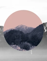 Círculo de la Montaña del Cielo Rosa