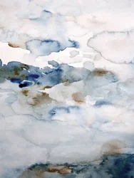 Azules serenos y fluidos