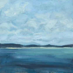 Paisaje marino, 2016 (óleo sobre lienzo)