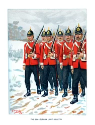 El 69º Infantería Ligera de Durham, c. 1890