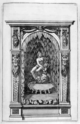 Fuente, diseño de gruta