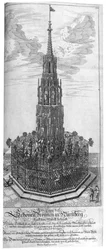 Página de título de Architectura Curiosa Nova, 1664