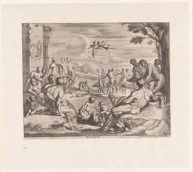 Báquico Bacchanalia (título sobre el objeto)