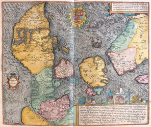 Dinamarca - en "Civitates Orbis Terrarum" de Georg Braun, Colonia 1617