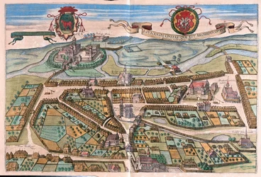 Lowicz, Polonia - en "Civitates Orbis Terrarum" de Georg Braun, Colonia 1617