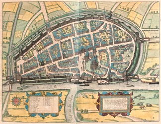 Neuss, Alemania - en "Civitates Orbis Terrarum" de Georg Braun, Colonia 1617