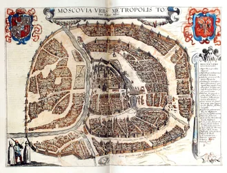 Mapa de Moscú, 1572