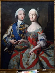 Retrato del Gran Duque Piotr Feodorovich (que luego se convertiría en Pedro III de Rusia)