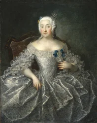 Retrato de la condesa Varvara Alexeyevna Sheremetyeva 1711-1767, 1746