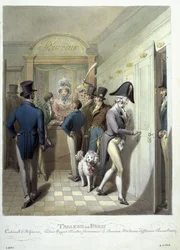La Oficina del Teatro Francés, de Tableau de Paris, 1815-30
