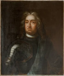 Carlos I de Hesse Cassel - Retrato de Carlos I (1654-1730), Landgrave de Hesse-Kassel, por Schroder, Georg Engelhard (1684-1750)