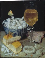 Alemán: Bodegón con pan y dulces Bodegón con pan y dulces