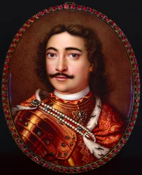 Retrato del Emperador Pedro I el Grande 1672-1725